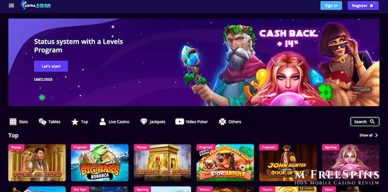 Astrajam Mobile Casino Review