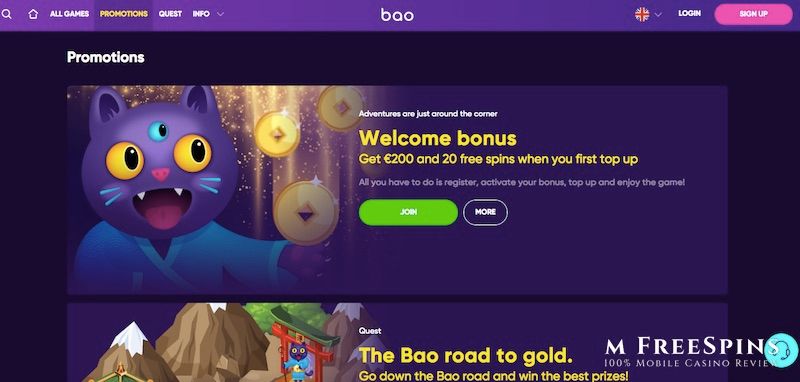 Bao Mobile Casino Review