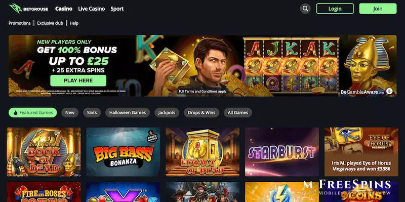 BetGrouse Mobile Casino Review