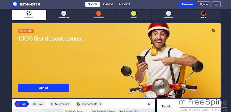 Betmaster Mobile Casino Review