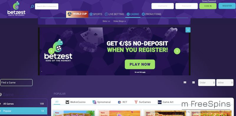 Betzest Mobile Casino Review