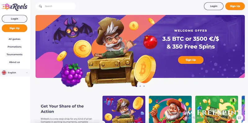 BitReels Mobile Casino Review