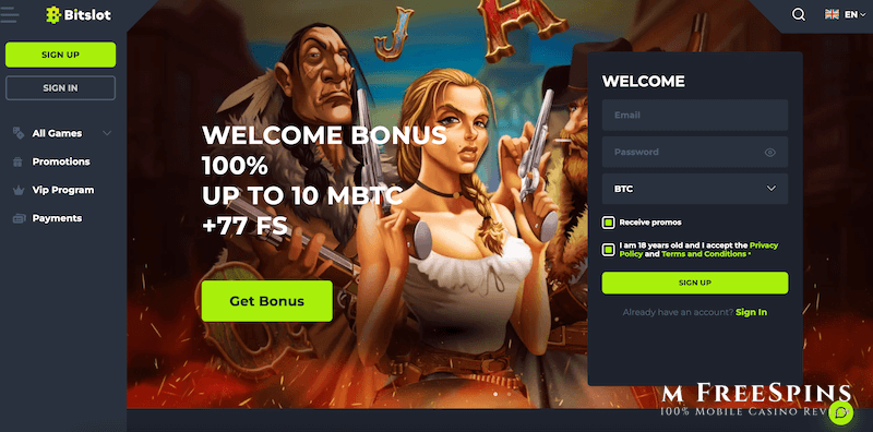 BitSlot Mobile Casino Review