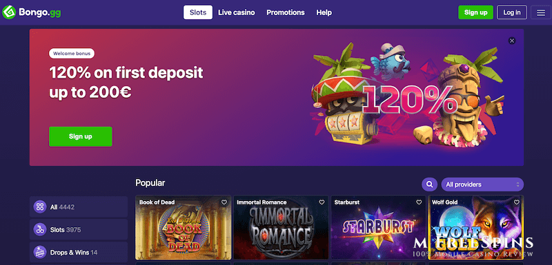 Bongo Mobile Casino Review