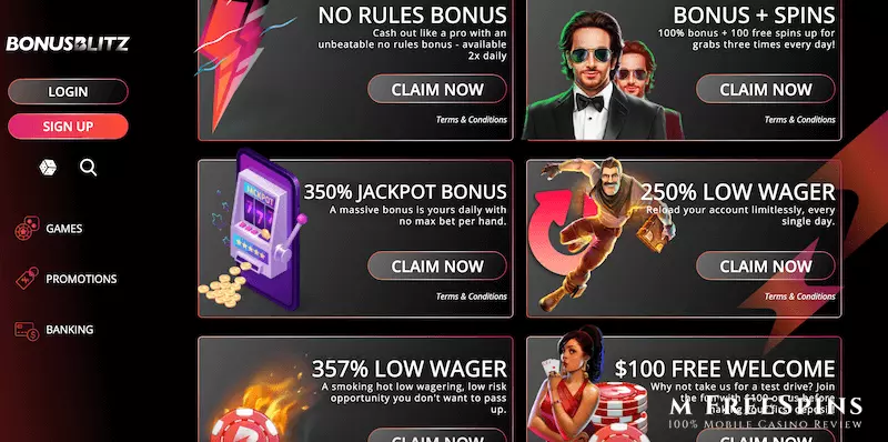 BonusBlitz Mobile Casino Review