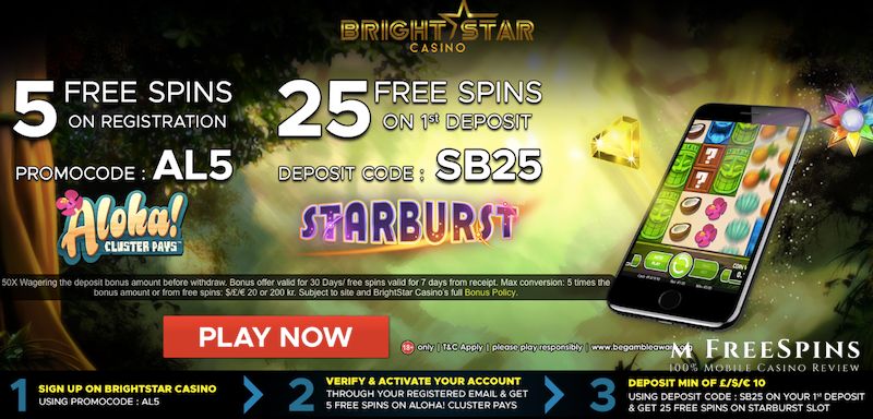 Bright Star Mobile Casino Review
