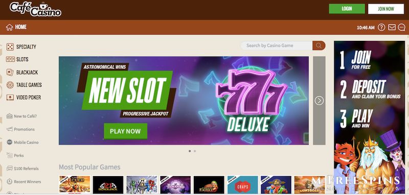 Cafe Mobile Casino Review