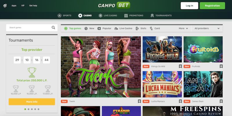 Campobet Mobile Casino Review