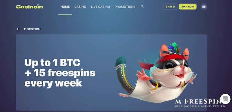 Casinoin Mobile Casino Review