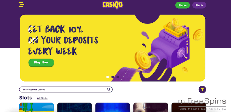 Casiqo Mobile Casino Review