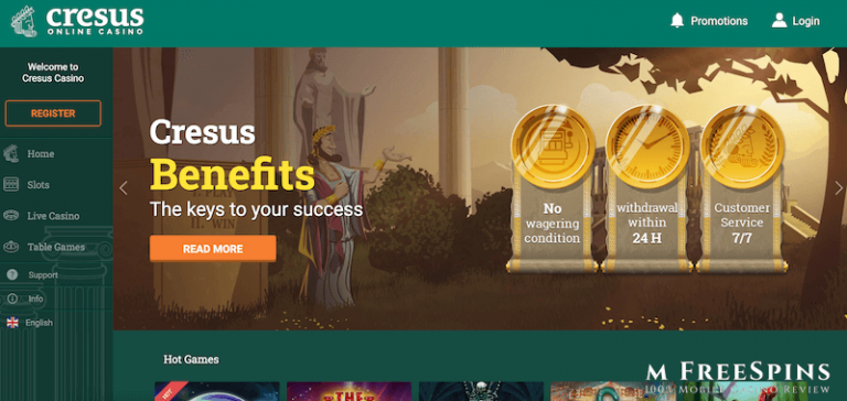 cresus casino mon compte