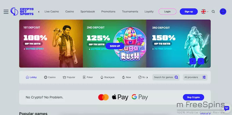 Crypto Bet Sports Mobile Casino Review