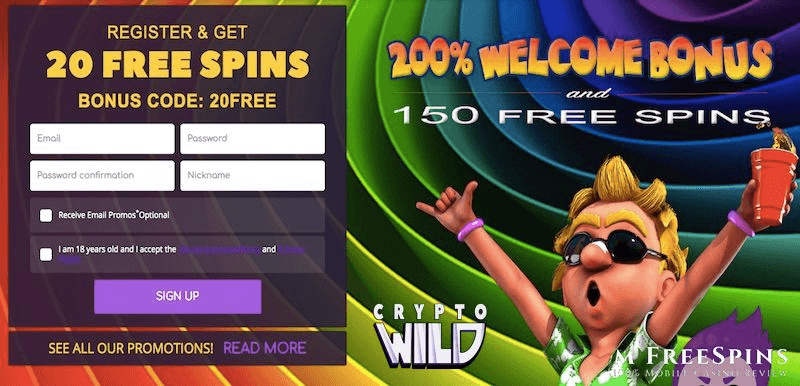 CryptoWild Mobile Casino Review