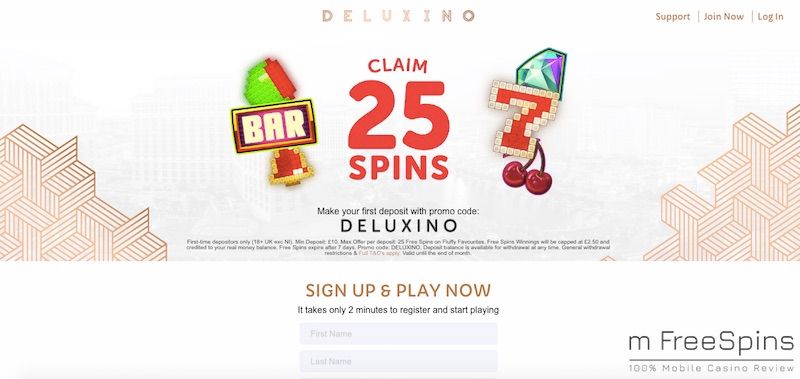 Deluxino Mobile Casino Review