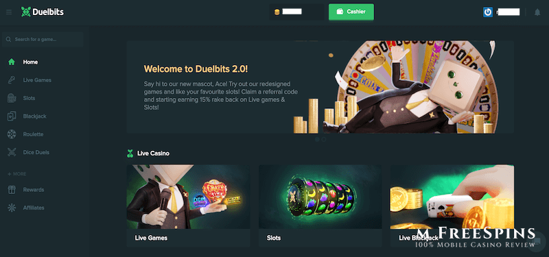 Duelbits Mobile Casino Review