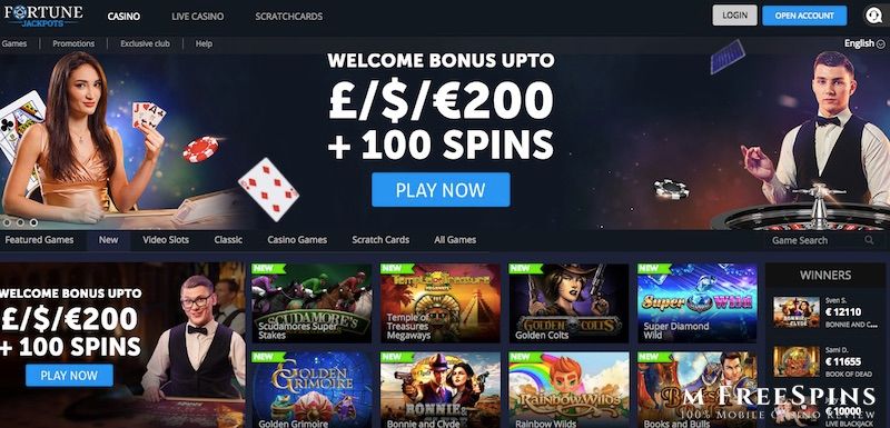 Fortune Jackpots Mobile Casino Review