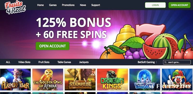 Fruits4Real Mobile Casino Review