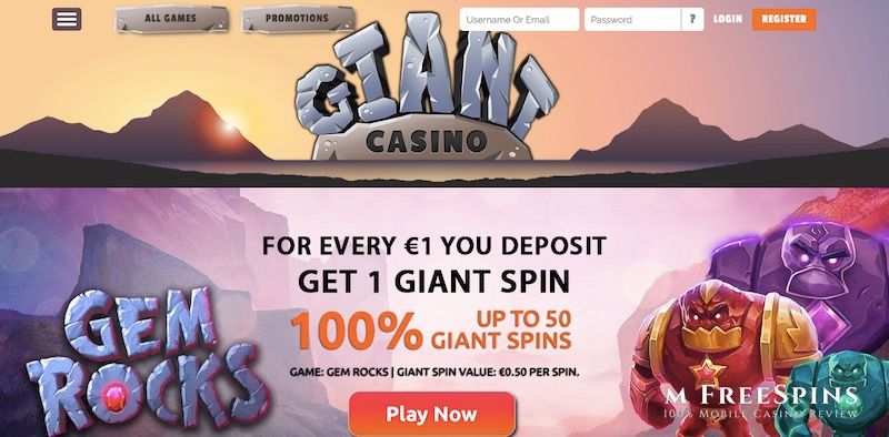 Giant Mobile Casino Review