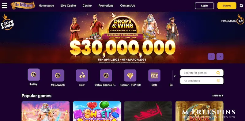 Godbunny Mobile Casino Review