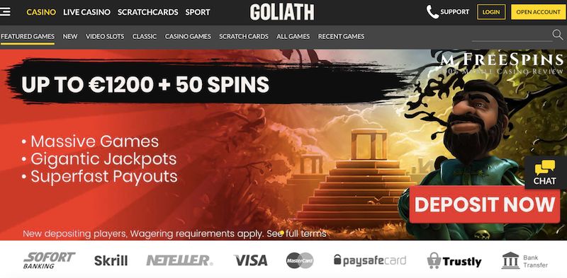 Goliath Mobile Casino Review
