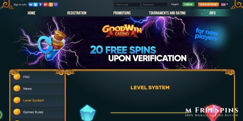GoodWin Mobile Casino Review