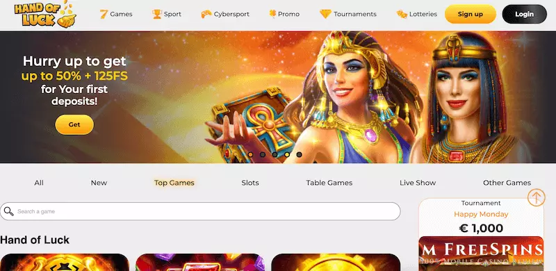 Hand of Luck Mobile Casino Review
