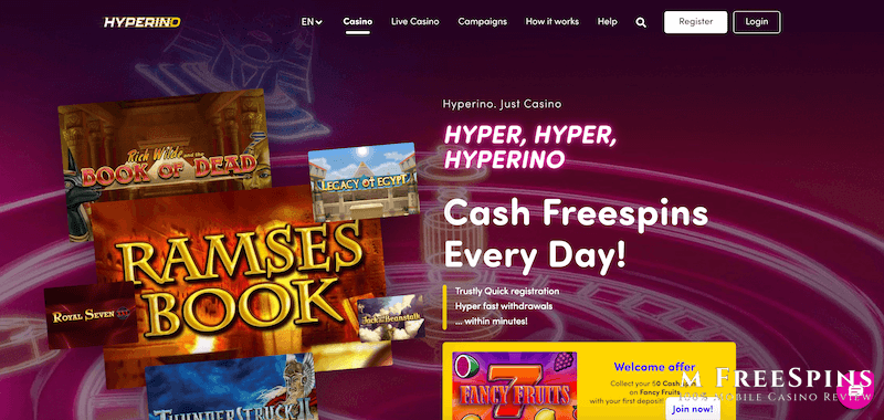 Hyperino Mobile Casino Review