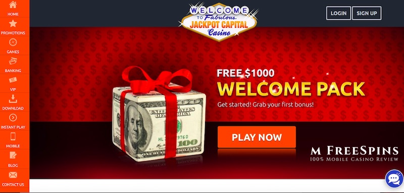 Jackpot Capital Mobile Casino Review