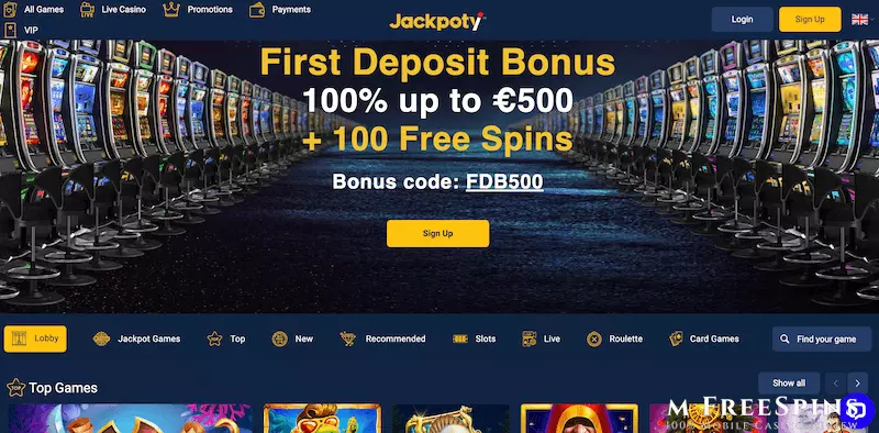 Jackpoty Mobile Casino Review