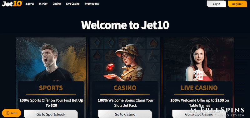 Jet 10 Mobile Casino Review