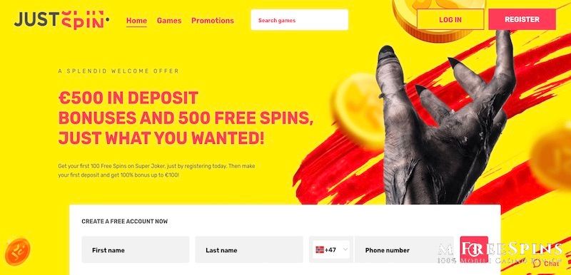 Just Spin Mobile Casino Review