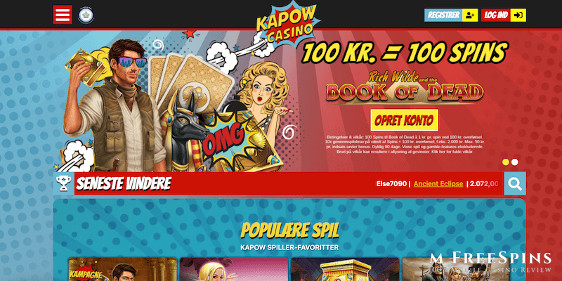 Kapow Mobile Casino Review