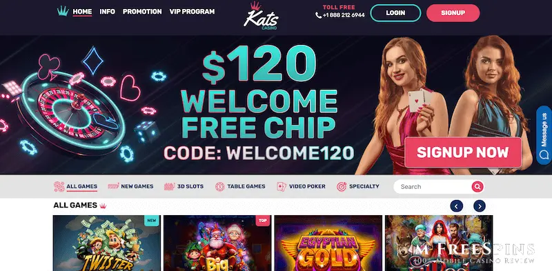 Kats Mobile Casino Review