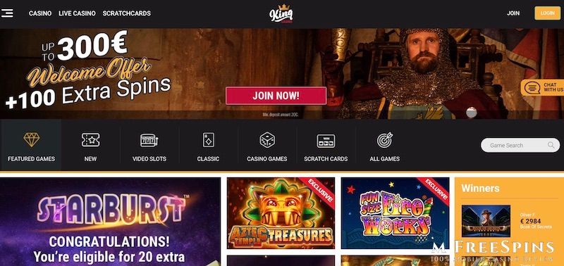King Mobile Casino Review