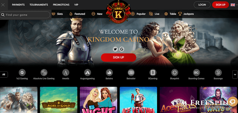 Kingdom Mobile Casino Review