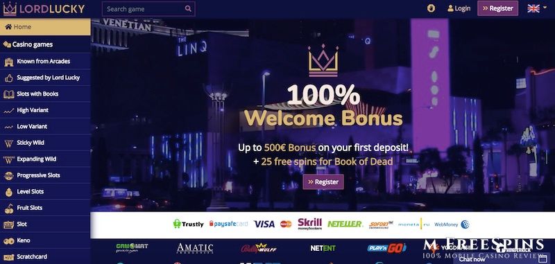 Lord Lucky Mobile Casino Review