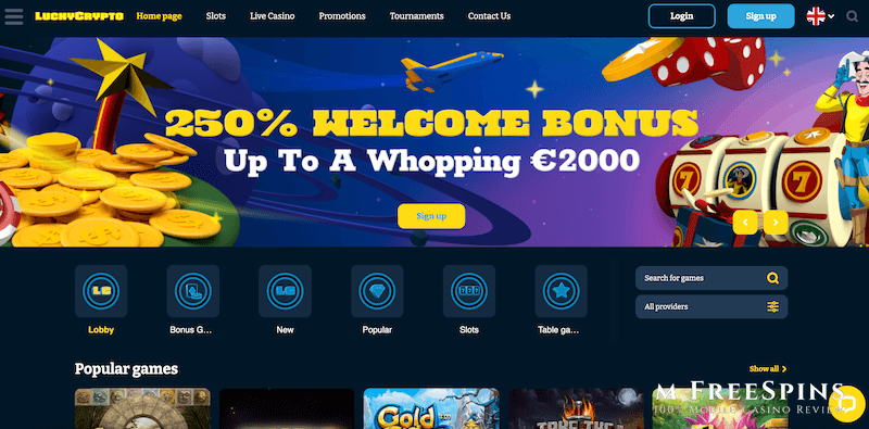 Lucky Crypto Mobile Casino Review