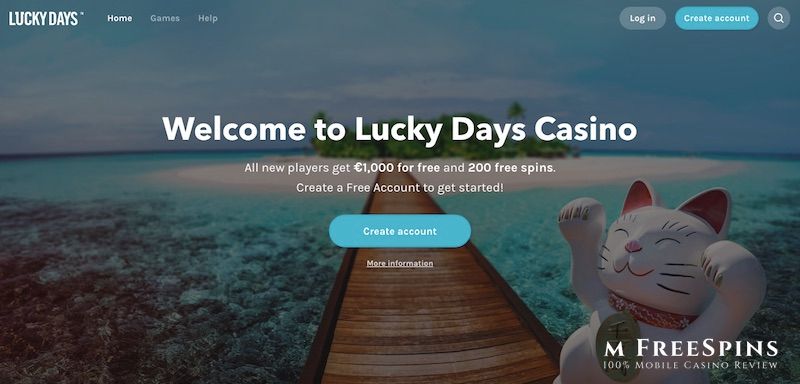 Lucky Days Mobile Casino Review