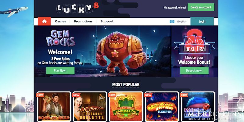 Lucky8 Mobile Casino Review