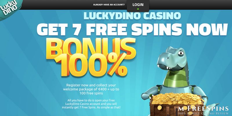 LuckyDino Mobile Casino Review