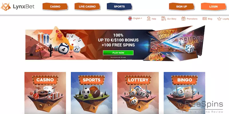 LynxBet Mobile Casino Review