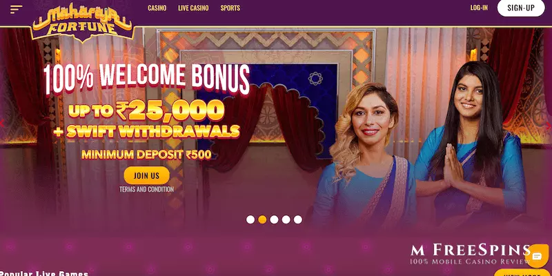 Maharaja Fortune Mobile Casino Review