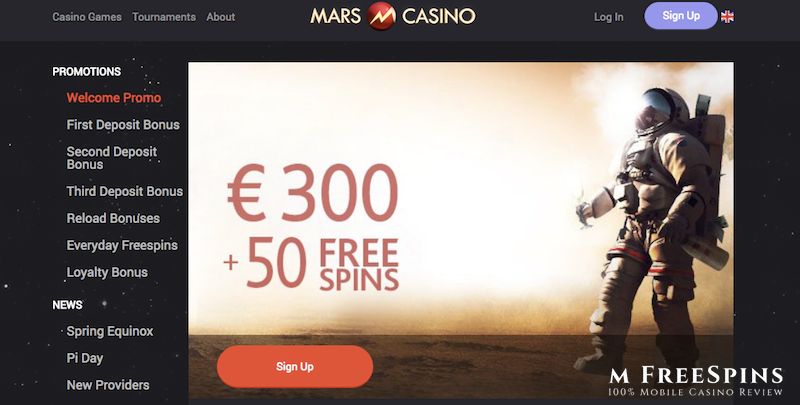 Mars Mobile Casino Review