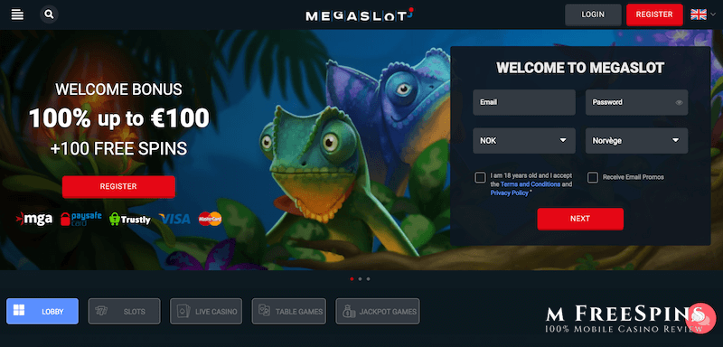 MegaSlot Mobile Casino Review