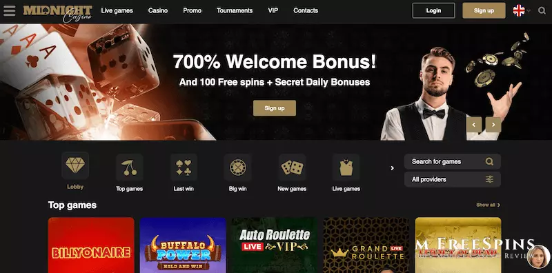 Midnight Mobile Casino Review