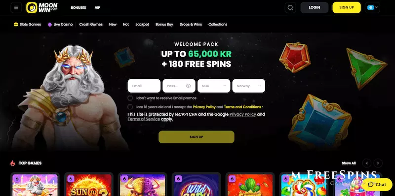 MoonWin Mobile Casino Review