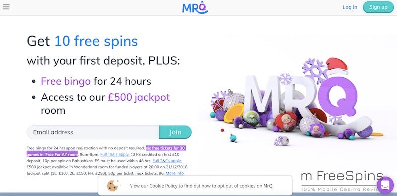 MrQ Mobile Casino Review