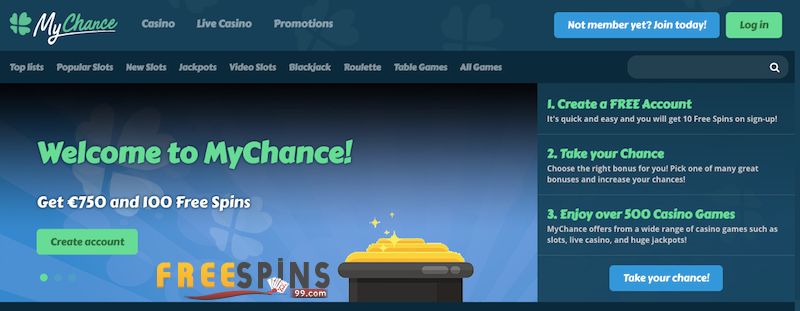 MyChance Casino bonus