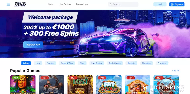 Need for Spin Mobile Casino Review