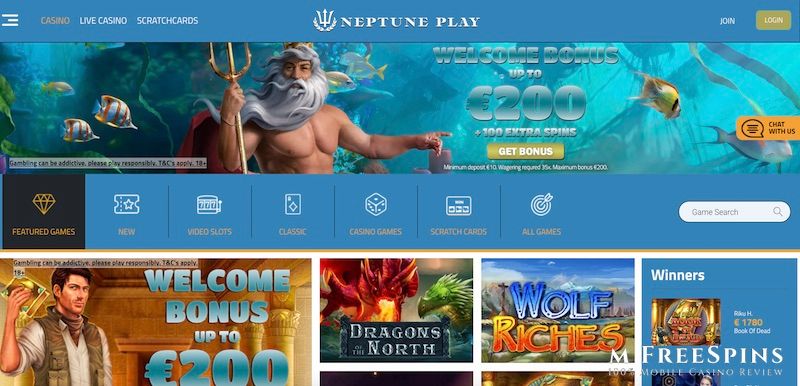 Neptune Play Mobile Casino Review